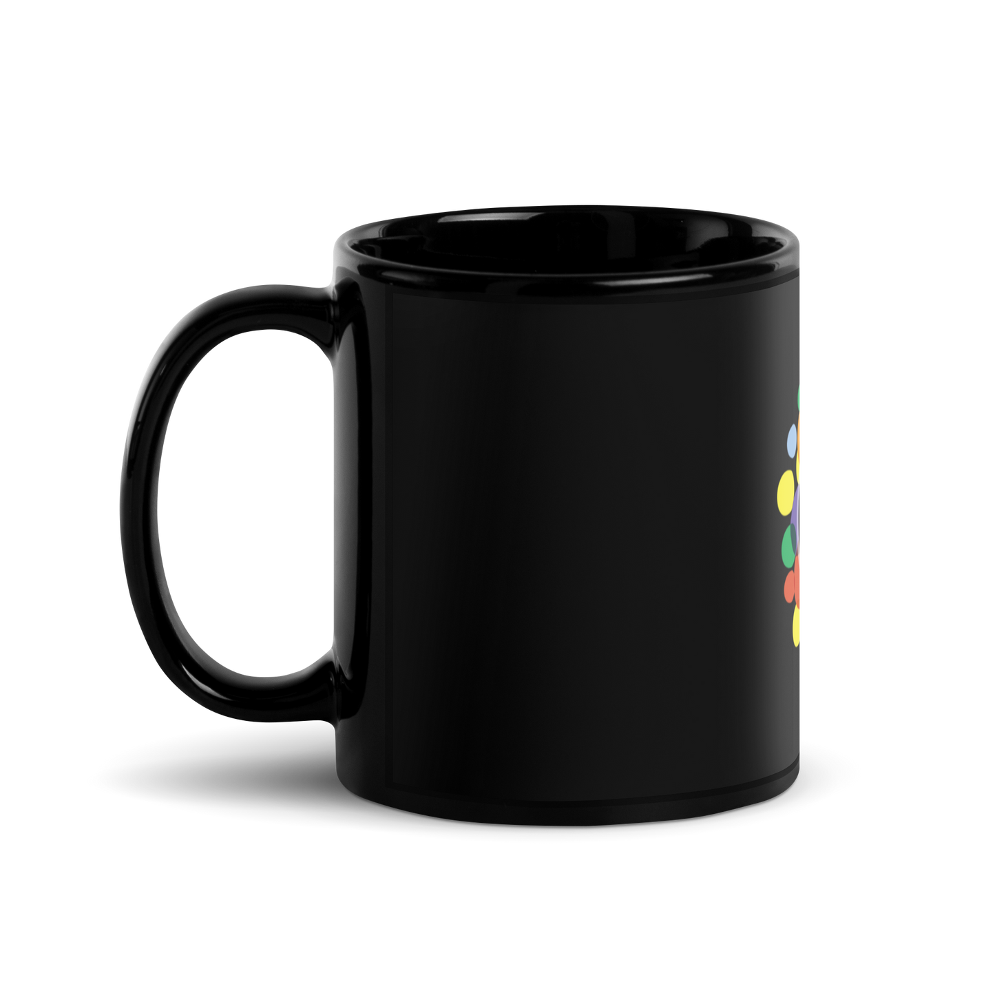 Pride Roast Coffee Black Glossy Mug