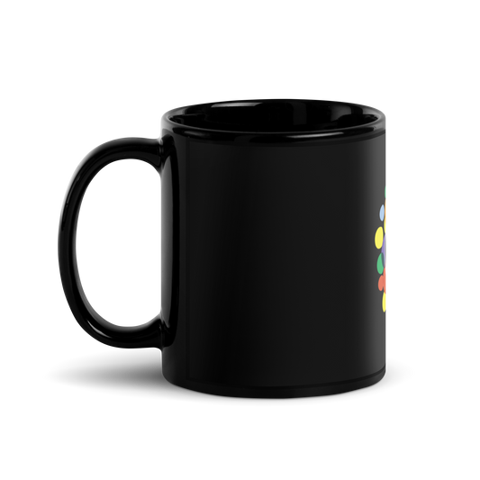 Pride Roast Coffee Black Glossy Mug