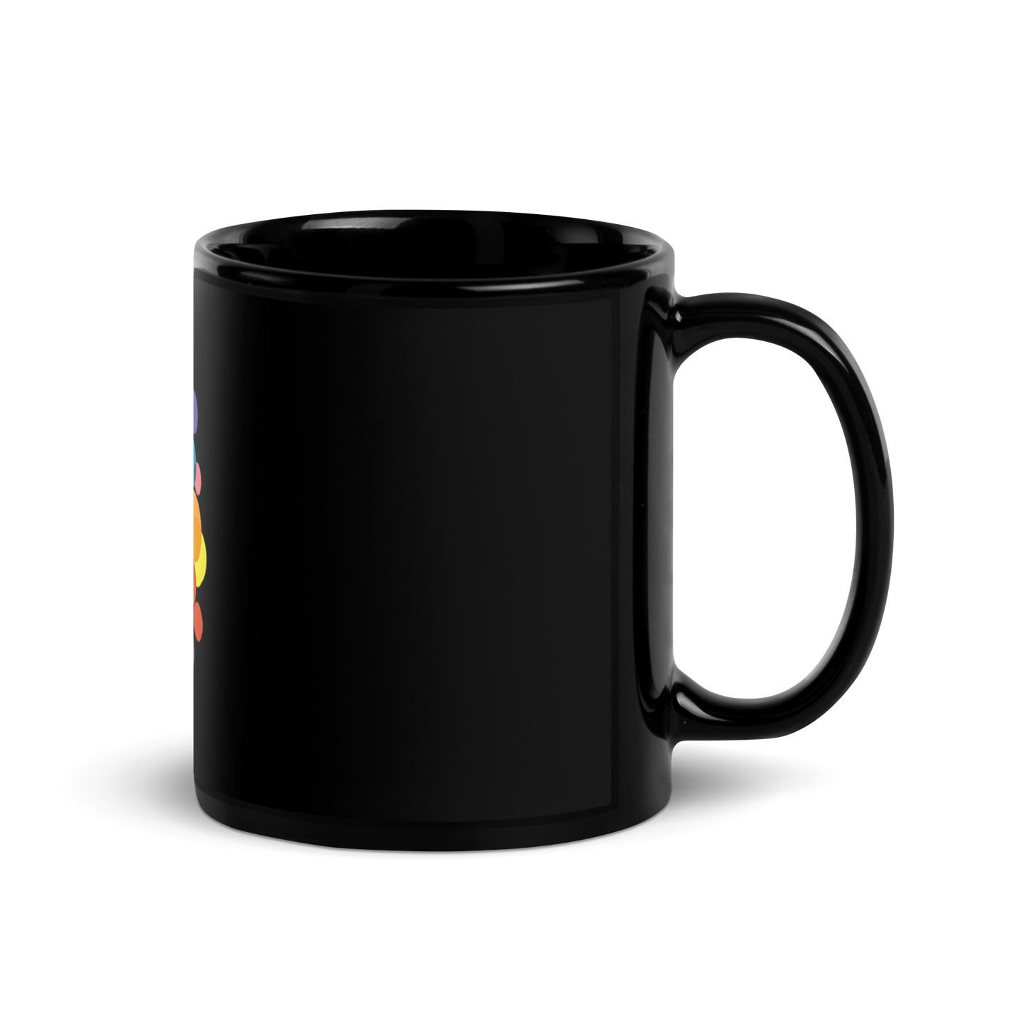 Pride Roast Coffee Black Glossy Mug