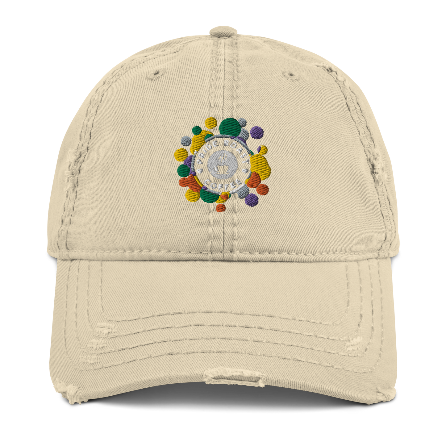 Pride Roast Coffee Distressed Dad Hat