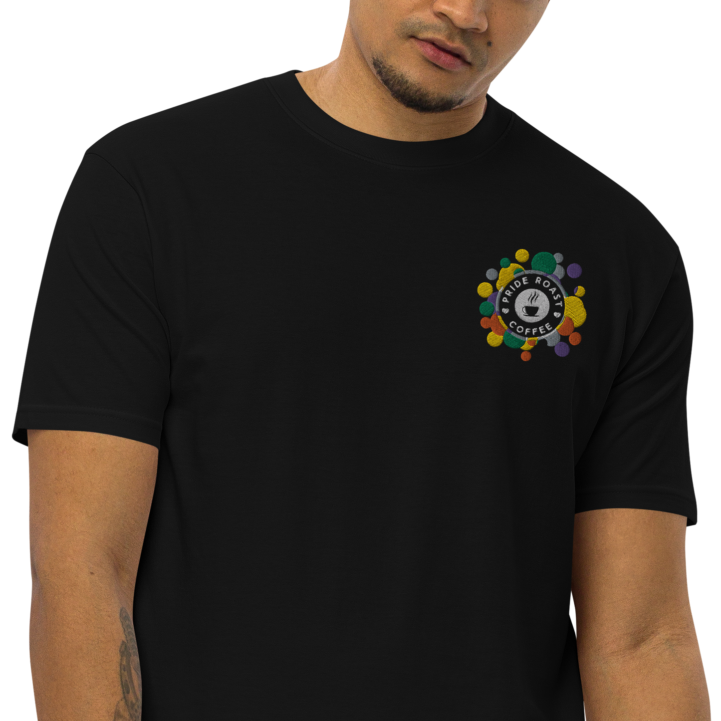 Pride Roast Coffee Men's Premium Heavyweight Tee