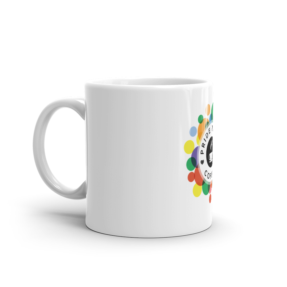 Pride Roast Coffee White Glossy Mug