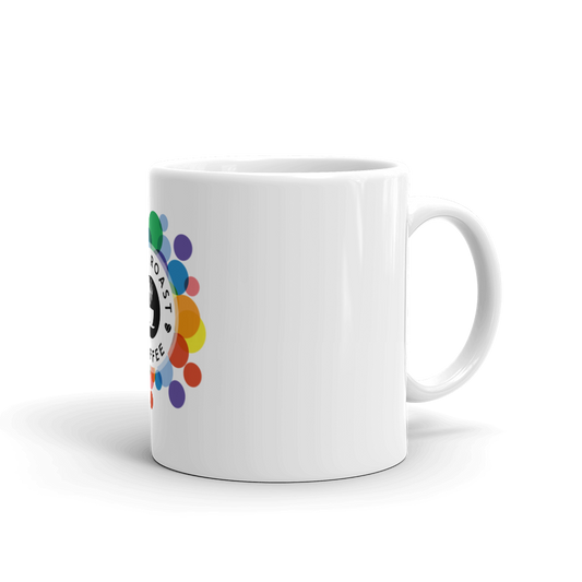 Pride Roast Coffee White Glossy Mug