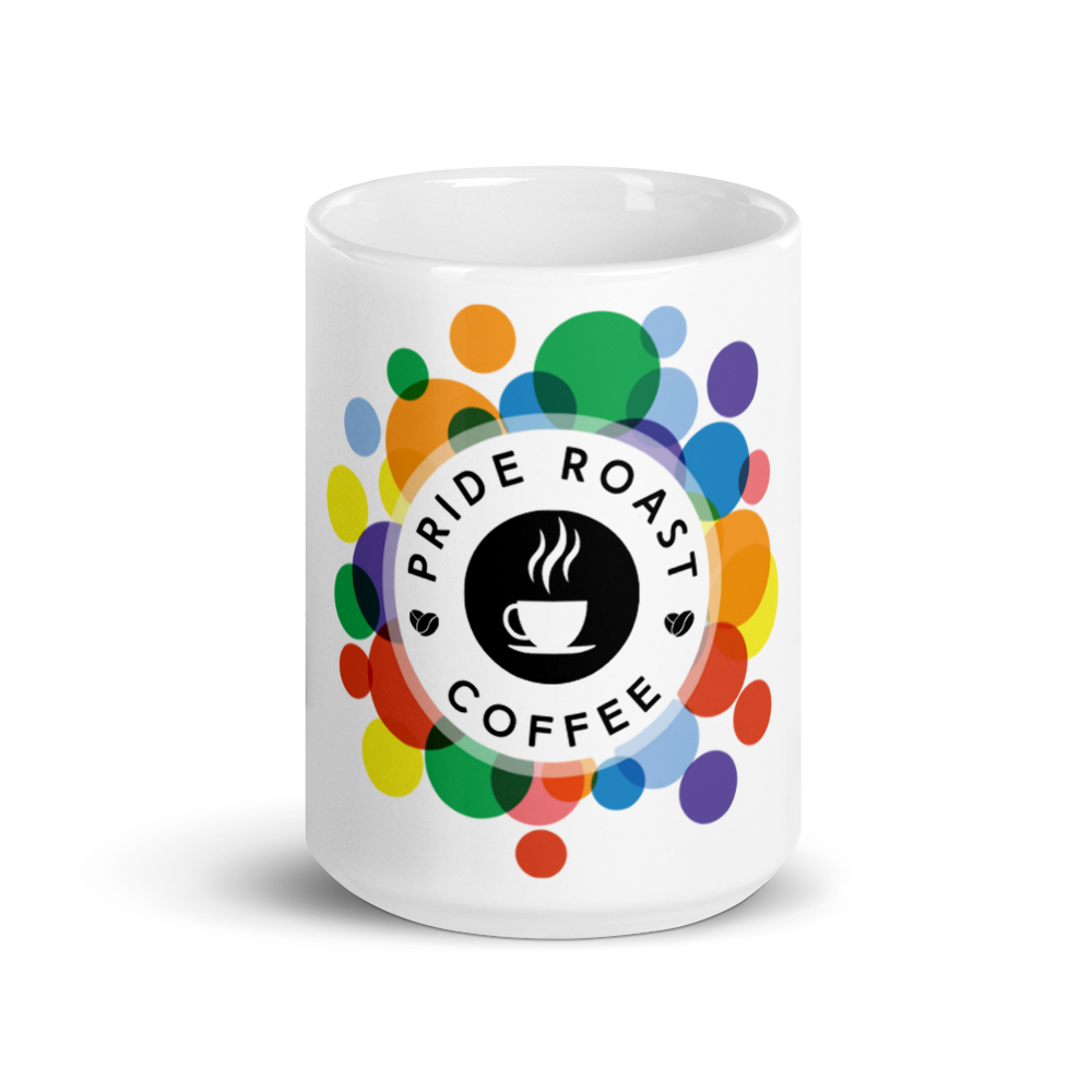 Pride Roast Coffee White Glossy Mug