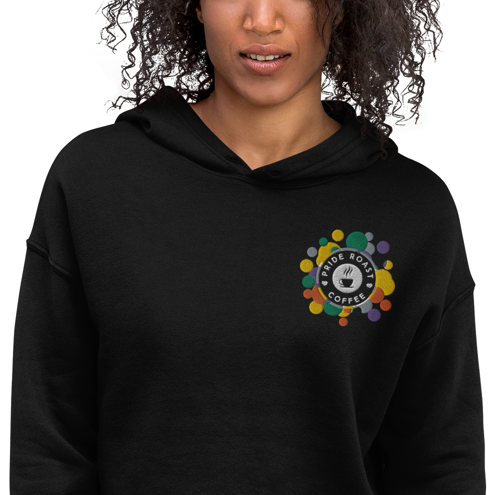 Pride Roast Coffee Women's Cropped Hoodie