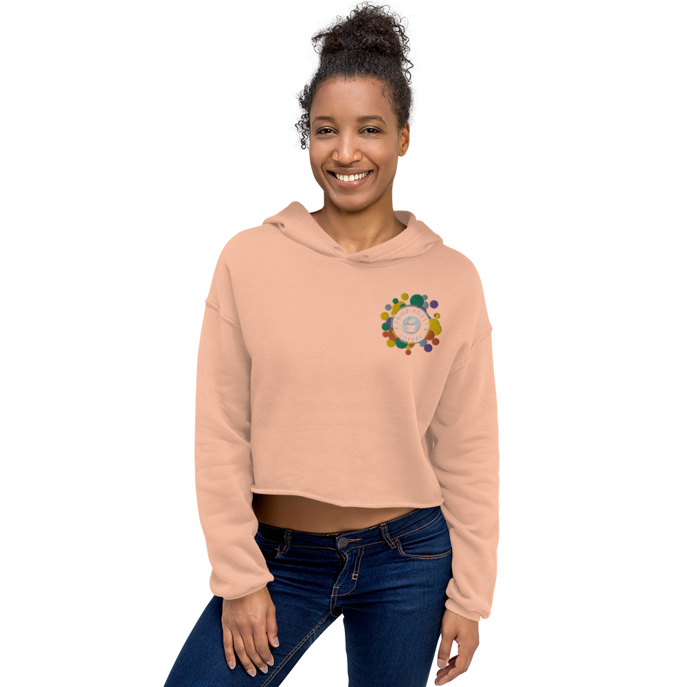 Pride Roast Coffee Women's Cropped Hoodie