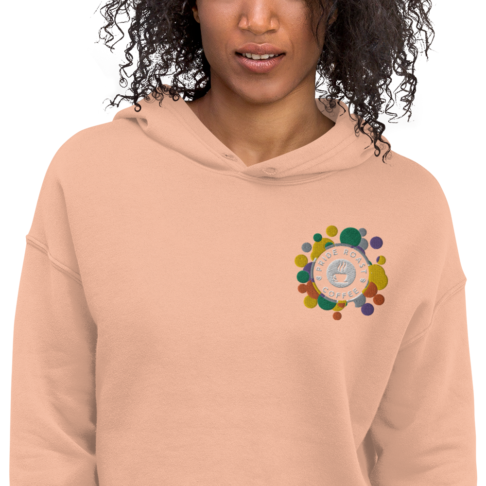 Pride Roast Coffee Women's Cropped Hoodie