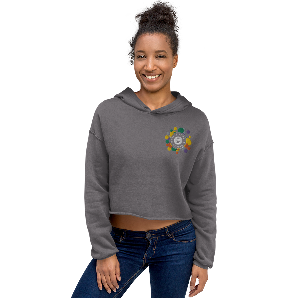 Pride Roast Coffee Women's Cropped Hoodie