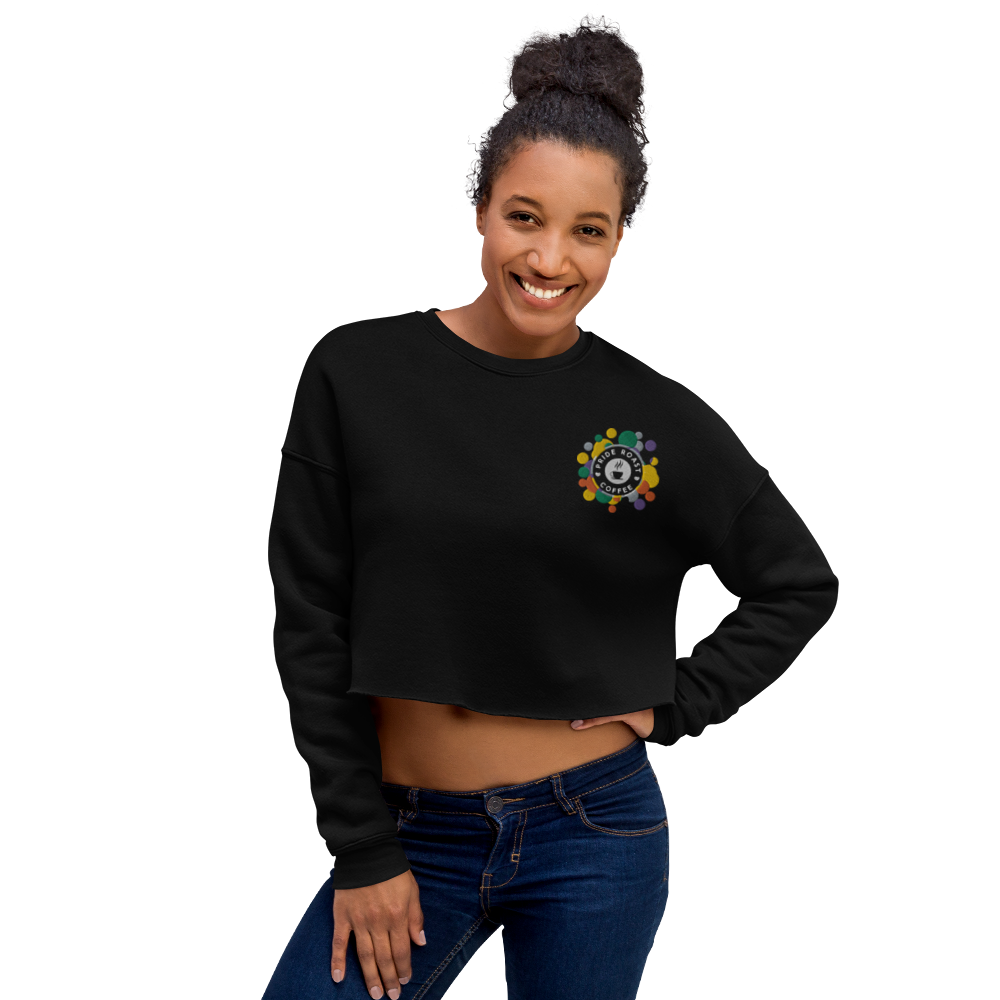 Pride Roast Coffee Women's Cropped Sweatshirt