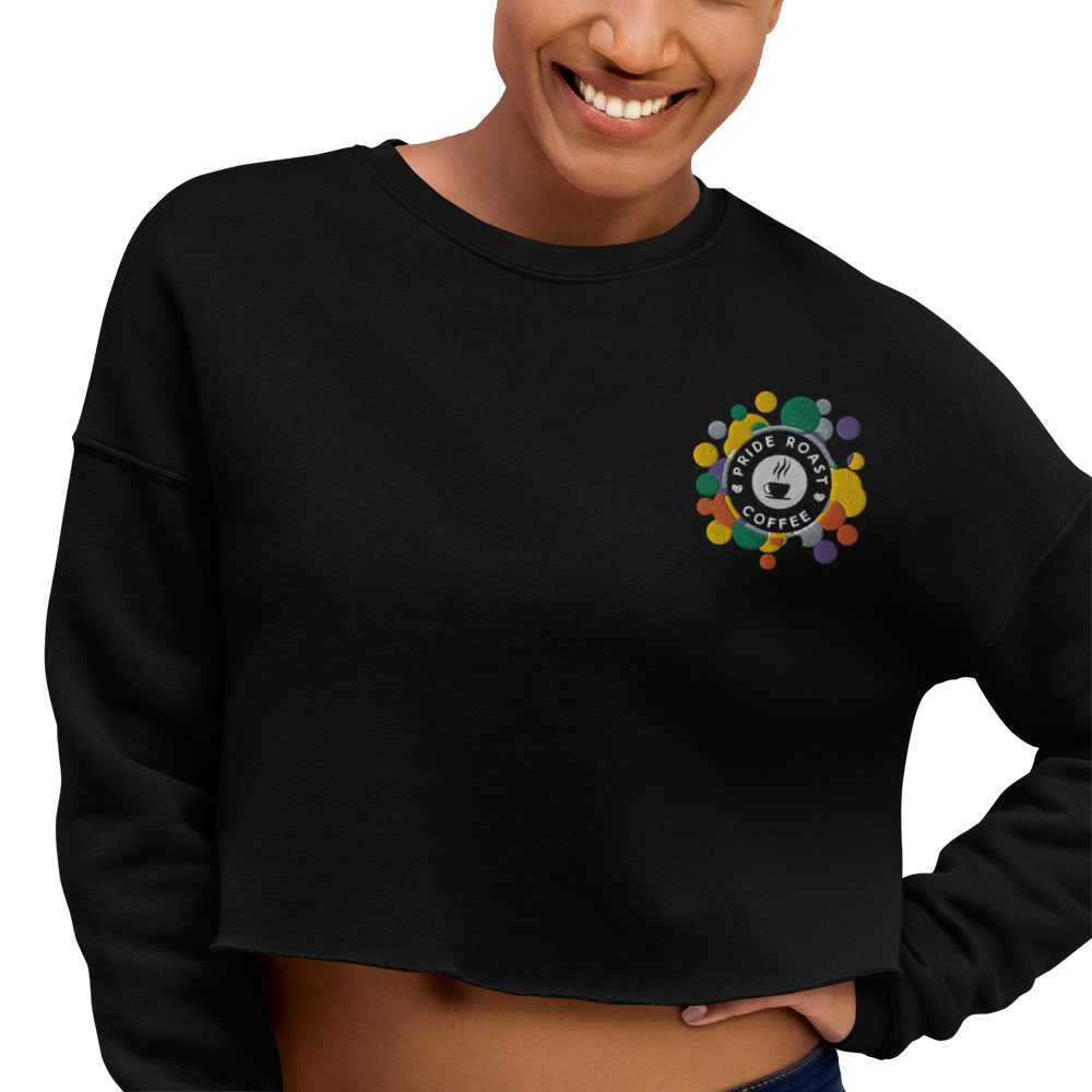 Pride Roast Coffee Women's Cropped Sweatshirt