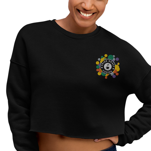 Pride Roast Coffee Women's Cropped Sweatshirt